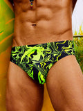 Men's Marble Print Swim Trunks
