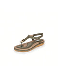 Haute Edition Women's Summer Slip-On Comfort Sandals