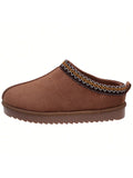 Women'S Boot Short Ankle Platform Heighten Fleece Lined Snow Slipper Classic Anti-Slip Outdoor