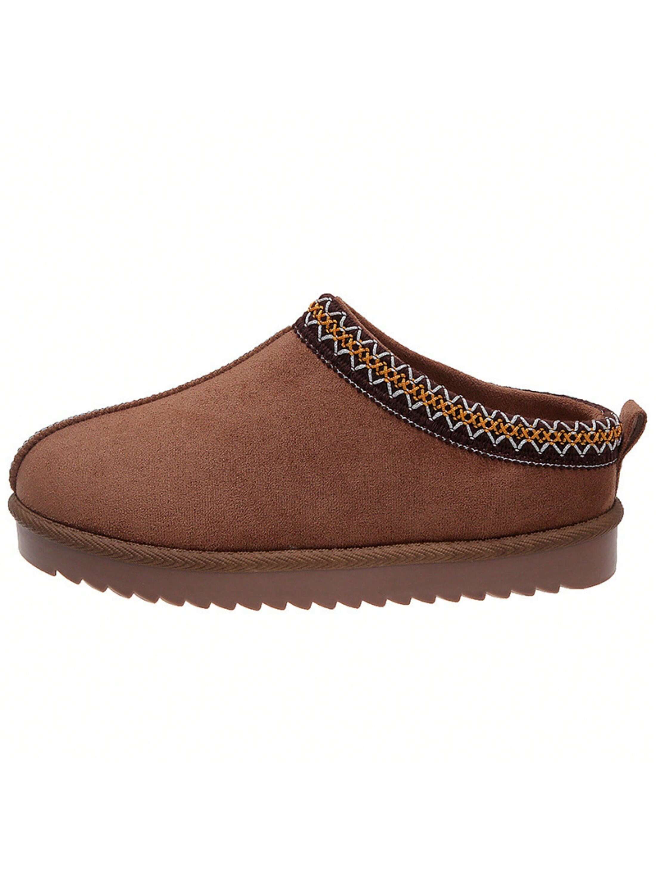 Women'S Boot Short Ankle Platform Heighten Fleece Lined Snow Slipper Classic Anti-Slip Outdoor