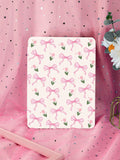Bow IPad Case Compatible With IPad Air1/2 9.7inch,Compatible With Huawei Metepad 11/ Tab/Xiaomi 5 Cover,With Pen Holder,Supports Automatic Sleep/Wake Lid