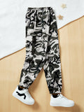 Tween Boy Camouflage Comfortable Casual Workpants