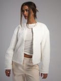Borg Zip Through Jacket