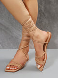 New Flat Heel Women's Casual Sandals With Straps