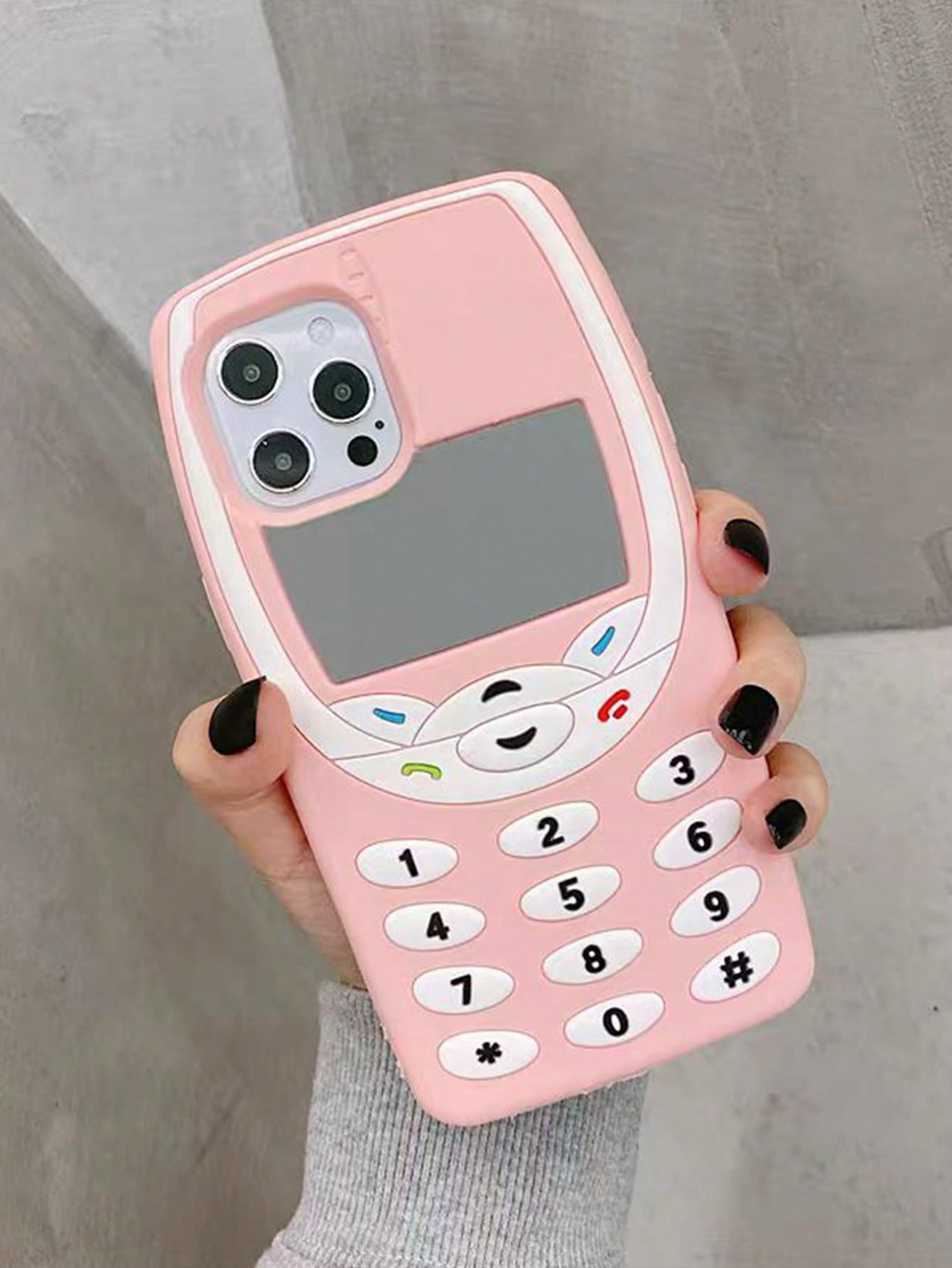 Pink Funny Vintage Style Phone Case Comptible With Apple Iphone 7/8/Xr/11/12/13/14/15pro/Promax Series, Shockproof Silicone Soft Cover For Men/Women