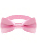 1 Adjustable Children's Solid Pre-Tied Bow Tie - Perfect For Formal Events, Weddings, Christmas, Halloween, Easter Dress-