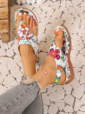1pair Fashionable, Casual, Trendy, Pretty, Durable, Stitched Sports Sandals