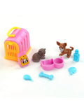 9pcs Miniature Dollhouse Accessories For Pet House & Role Play, Children's Educational Toy, Random Colors