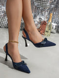 New Arrival Women's Elegant Pointed Toe Sexy Thin Heel High Heels