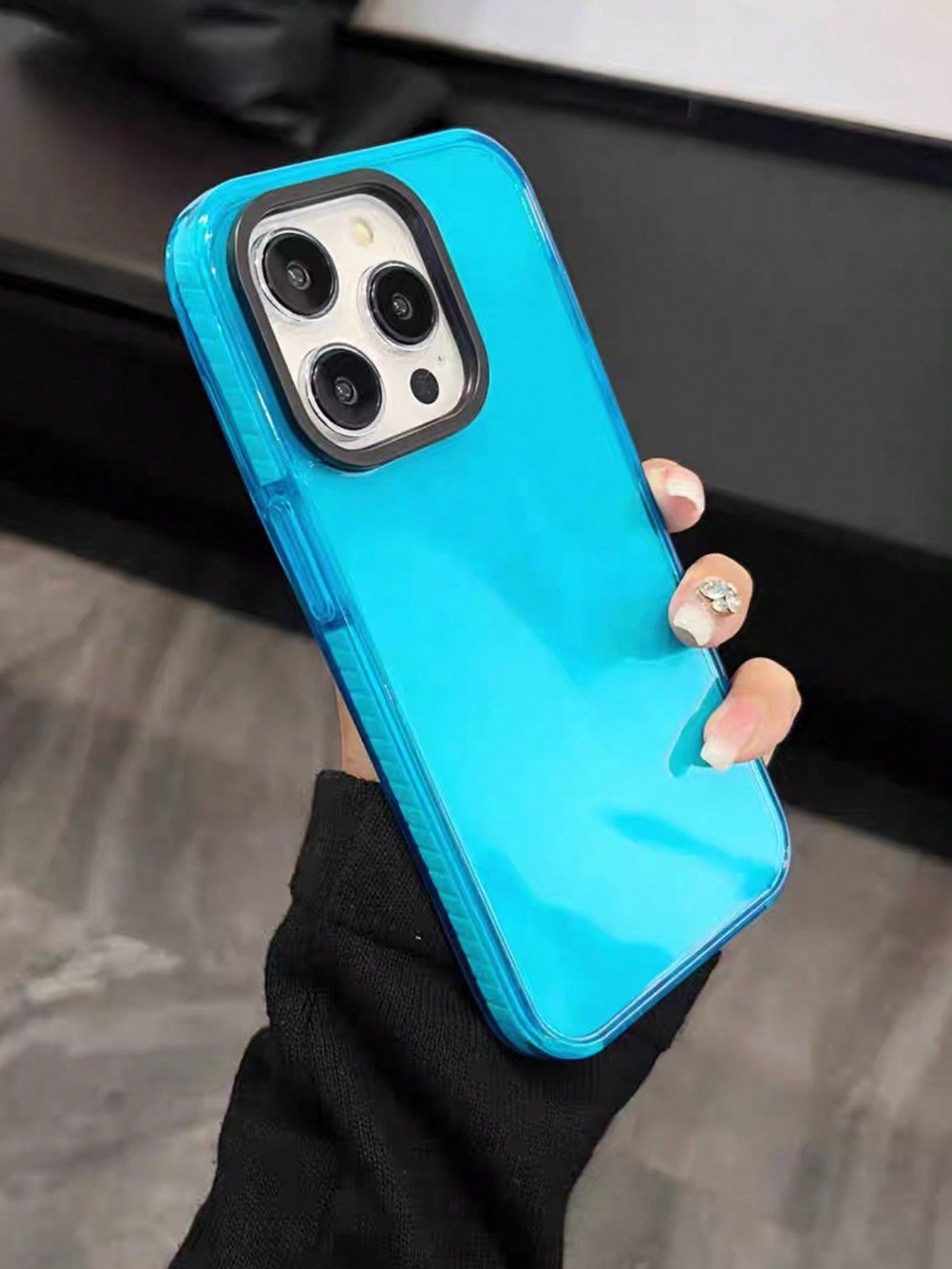 One Pink Transparent Anti-Drop Phone Case For IPhone 15/15 Plus/15 Pro/15 Pro Max/14 Pro Max/14 Pro/14 Plus/14/13Pro Max/13pro/13/13mini/SE3/7/8/SE2/12 Pro Max/12 Pro/12/12 Mini/11 Pro Max/11 Pro/11/XR/XS Max/X/XS/7p/8p/6p/6sp/6/6s, Galaxy A52/A52s 5G/A53