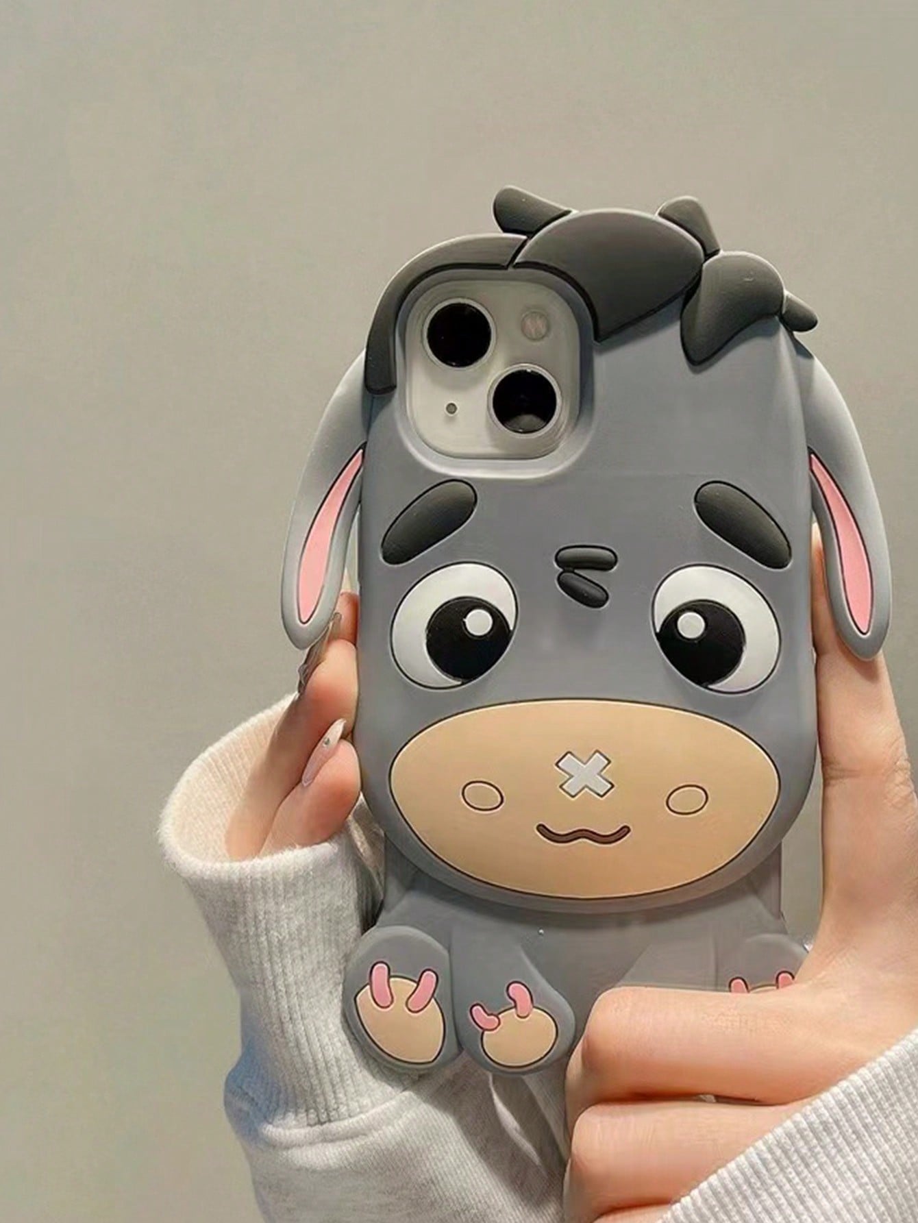 Funny Cartoon Lovely And Interesting Donkey Couple Personality Phone Case Compatible With Iphone12/13/14/15pro Max