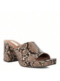 Artemisa Block Heel Slip On Sandals