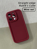 Shockproof Thickened TPU Phone Case Compatible With IPhone 15/15pro/15plus/15pro Max/14/14pro/14plus/14pro/14pro Max/13/13pro/13pro Max/12/12pro/12pro MAX, Pit Design, Soft Shell (Available In Four Colors)