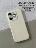 Koolife Solid Color Phone Case Tpu Straight Edge Phone Shell Compatible With Apple Iphone 12/12pro/12promax/13/13pro/13promax/14/14pro/14plus/14promax/15/15pro/15plus/15promax Four Colors Optional