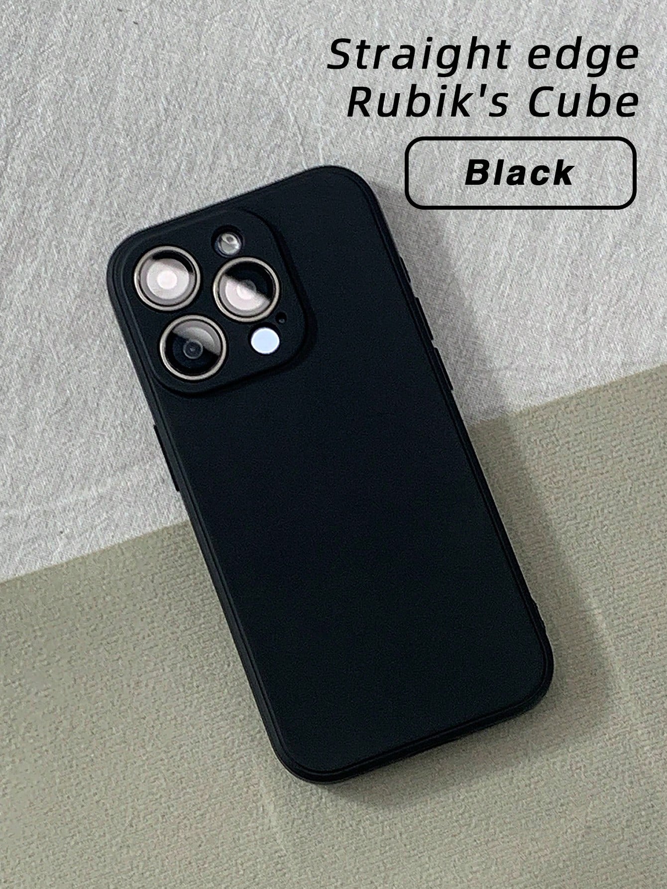 Solid Color TPU Straight Edge Mobile Phone Protective Case Available In Four Colors, Suitable For Apple IPhone 12/12Pro/12ProMax/13/13Pro/13ProMax/14/14Pro/14Plus/14ProMax/15/15Pro/15Plus/15ProMax