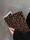 Leopard Pattern Rotatable Kickstand Pad Case With Pencil Holder Compatible With IPad 10, IPad Air 4/5, IPad 9.7inch, IPad Pro 11inch, 9/8/7, 2022/2021, 10.2"