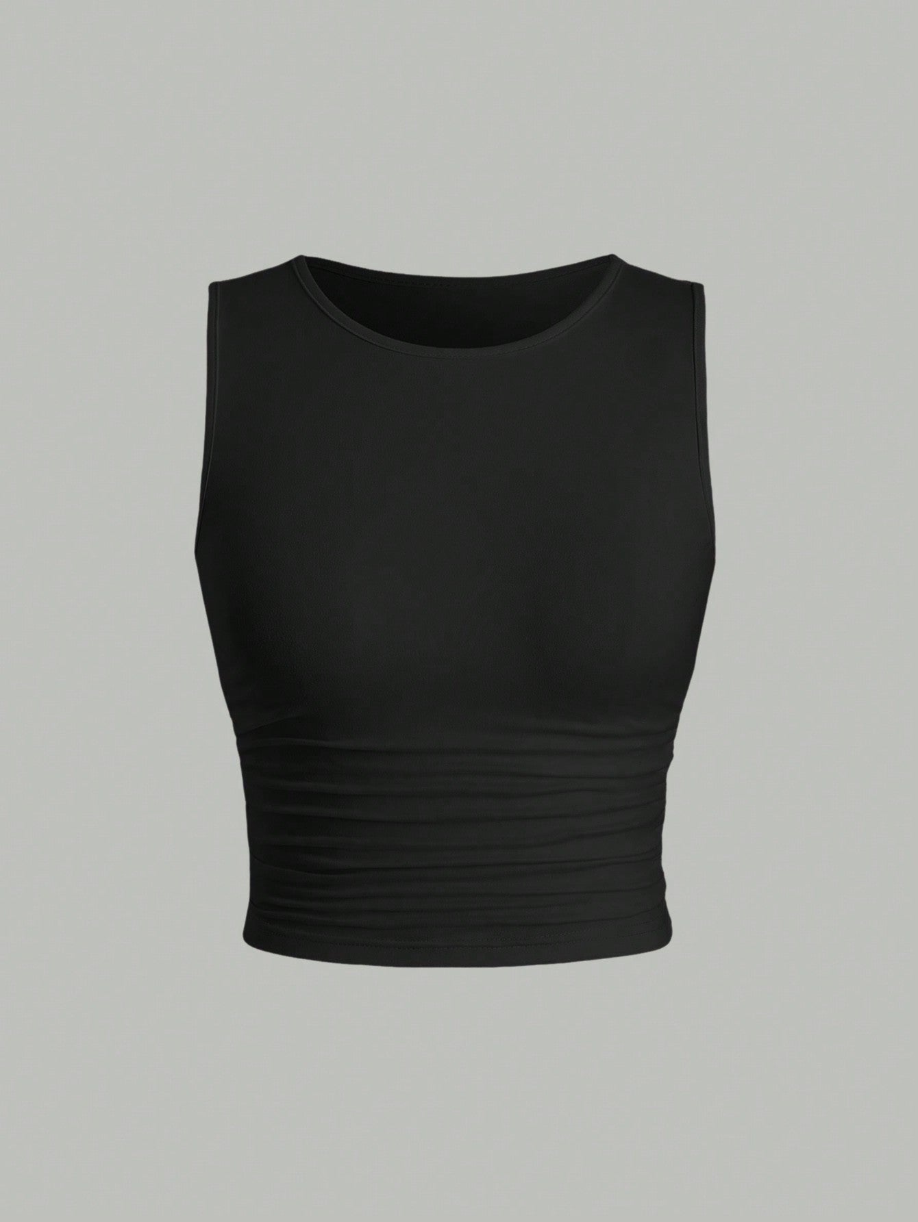 Ladies' Solid Color Sleeveless Simple Tank Top