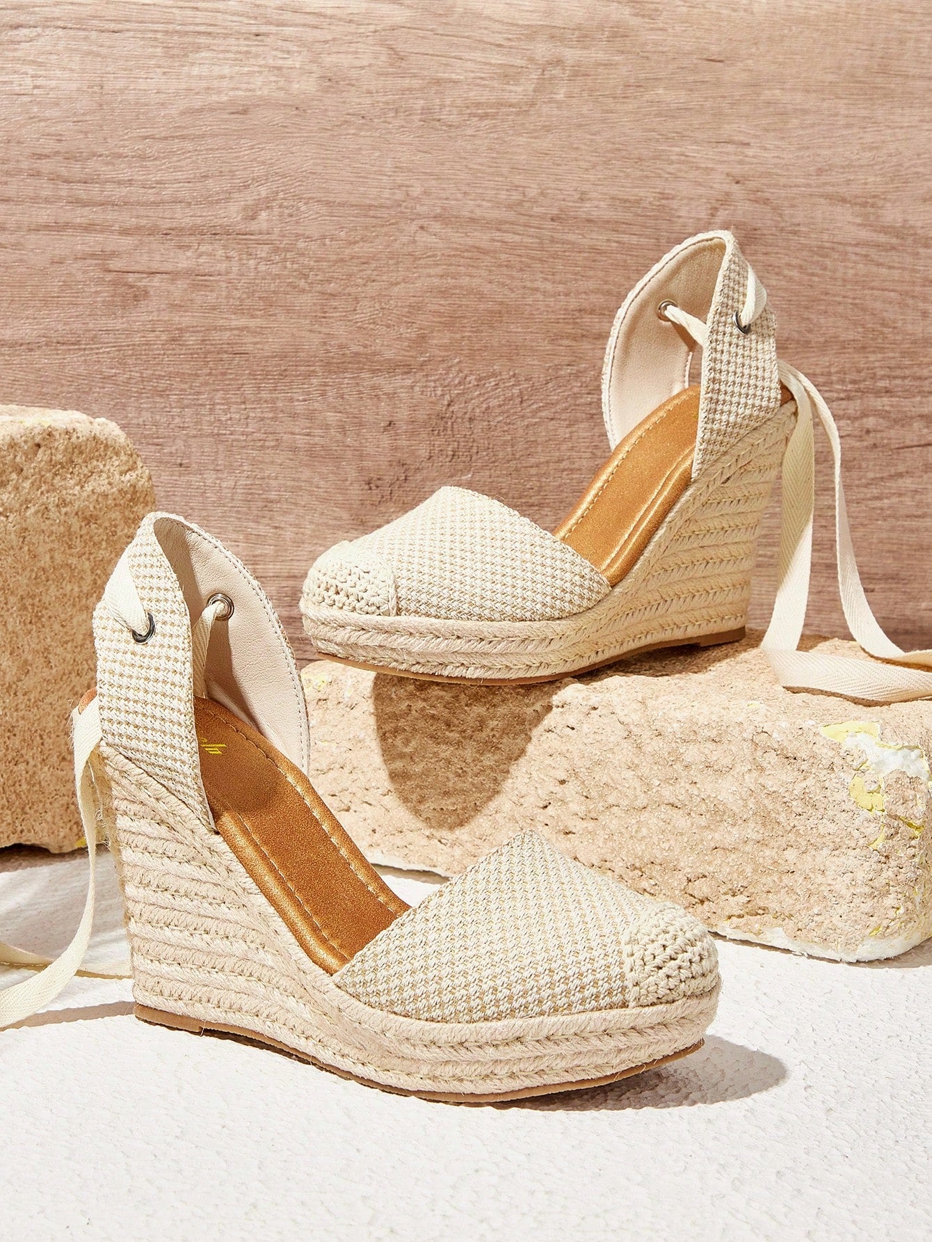 Women's Fashionable Wedge Heel Pointed Toe Pumps Vacation Shoes Summer Sale