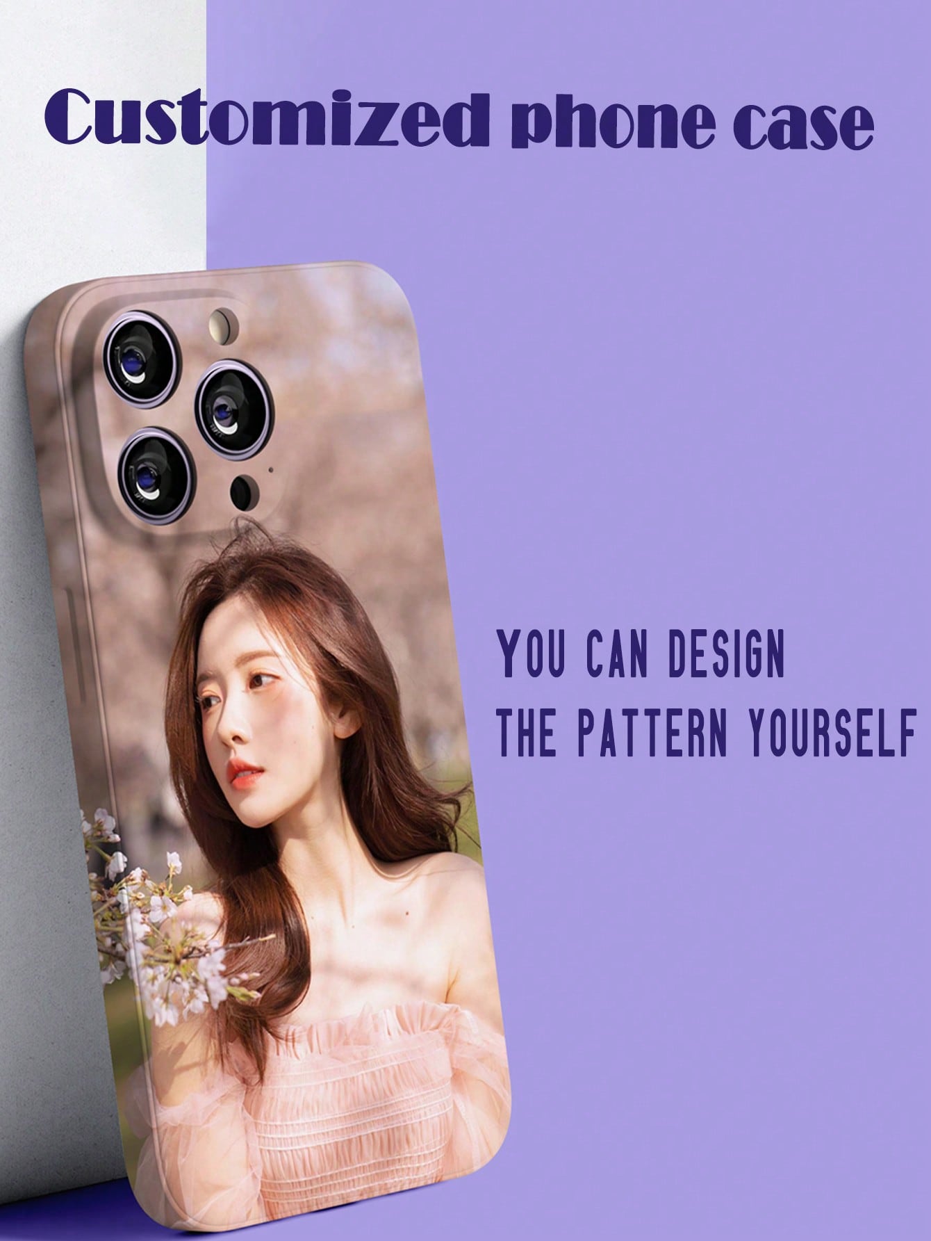 Customized Diy Photo Image Printed Phone Case Compatible With IPhone, Matte Finish, Anti-Fingerprint, Personalized Couple Gift