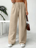 Women's Casual Drawstring Waist Pants