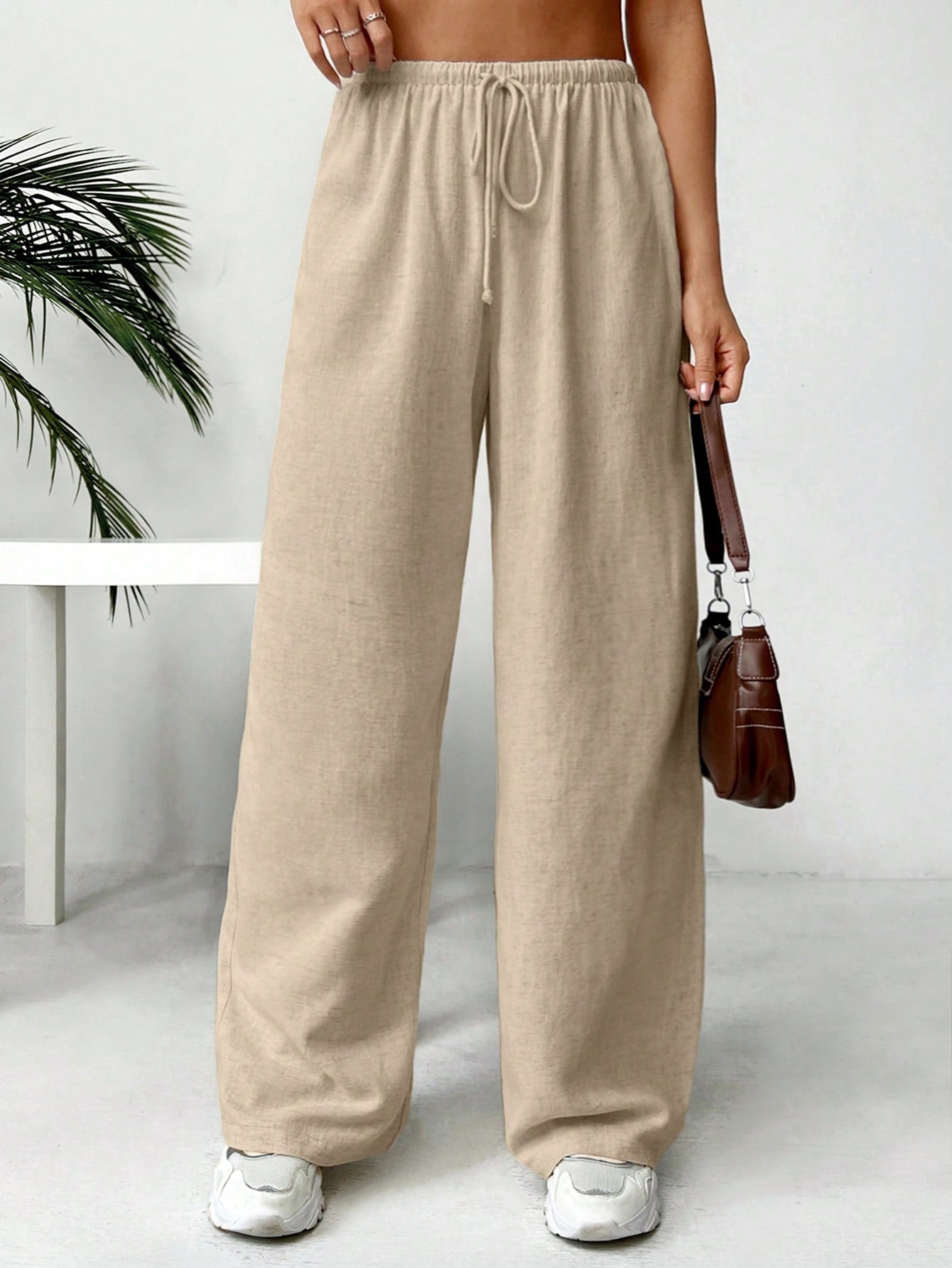 Women's Casual Drawstring Waist Pants