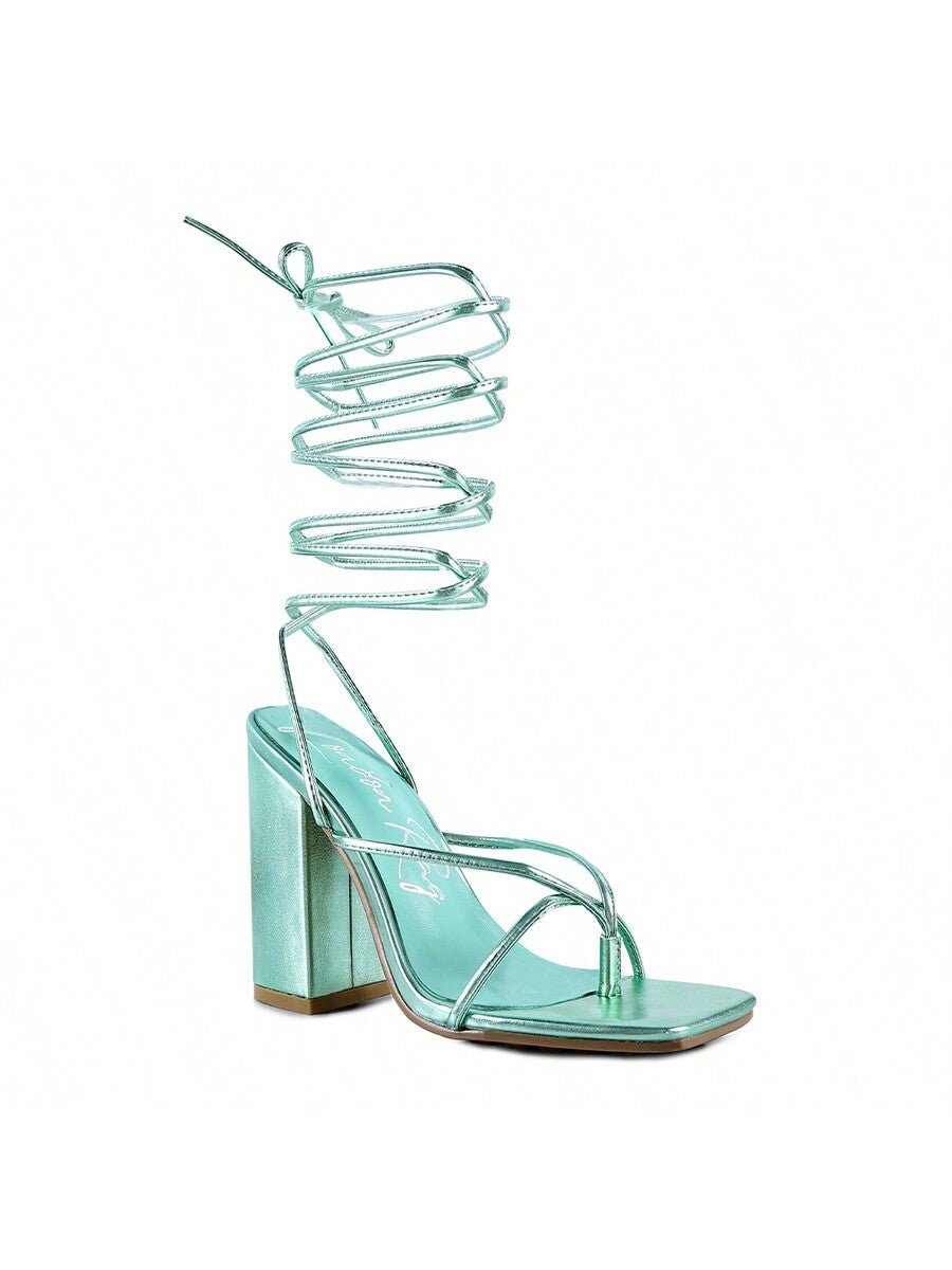 Shewolf Lace Up High Heel Sandals
