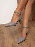 High-Heeled Sandals With Thin Heels, S, And Hollow-Out Design, Perfect For Weddings And Women's Fashion