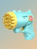 1pc Kids Optional Dinosaur/Angel 23 Hole Bubble Machine Handheld Full Automatic Bubble Gun Outdoor Pretend Play Toy For Boys And Girls 3-6-12 Year Old Birthday Gift