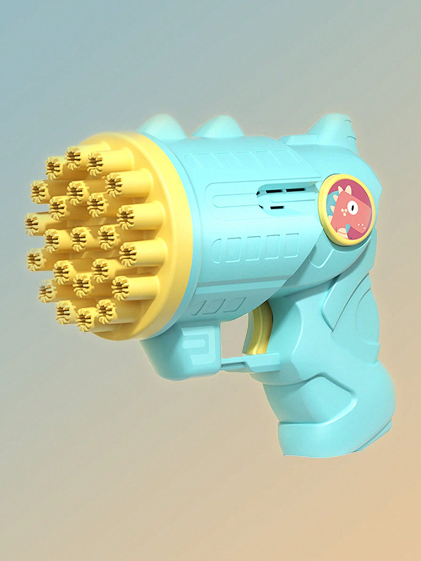 1pc Kids Optional Dinosaur/Angel 23 Hole Bubble Machine Handheld Full Automatic Bubble Gun Outdoor Pretend Play Toy For Boys And Girls 3-6-12 Year Old Birthday Gift