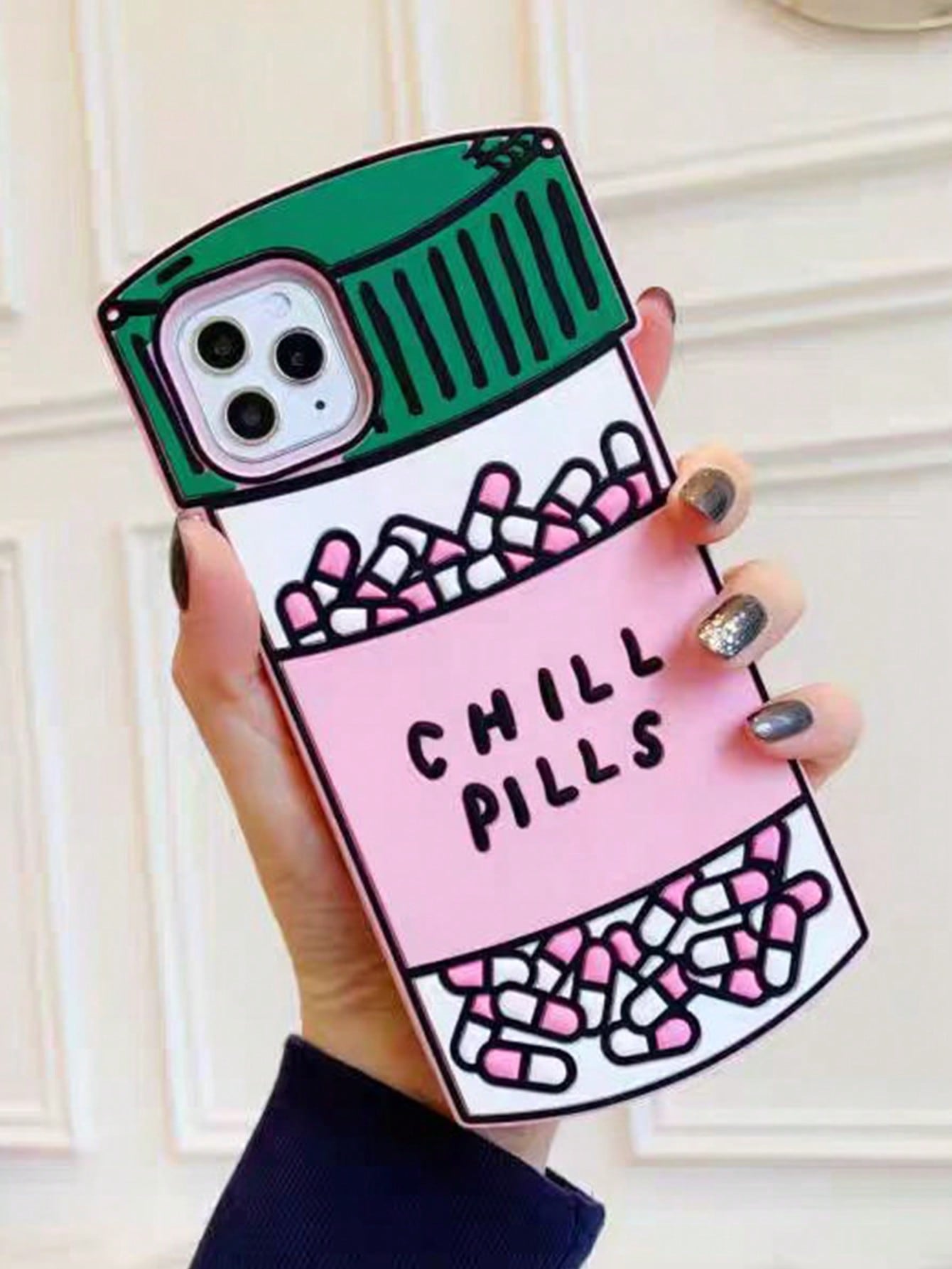 New Candy Bottle Style Silicone Soft Anti-Fall Full Protection Phone Case For IPhone 11/12/13/14/15PRO/PROMAX, Personalized And Creative