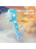 Moon Bubble Machine Bubble Stick Children Hot Bubble Machine Children Fully Automatic Light Bulb Toys