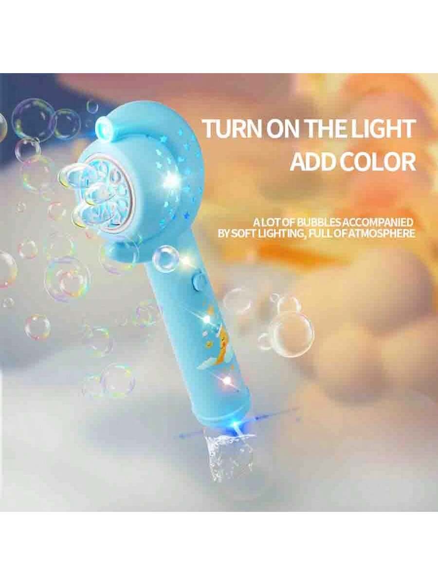 Moon Bubble Machine Bubble Stick Children Hot Bubble Machine Children Fully Automatic Light Bulb Toys