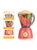 5pcs/Set Rotating Juicer Kitchen Toy For Kids, Pretend Play Blender With Fruits, Birthday Gift Or Party Favor