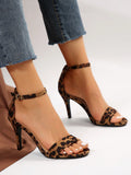 Women's Classic Stiletto High Heels Sandals, Ankle Strap Band & Straps Design