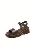 Women Platform Summer Sandals, Stylish Open Toe Heeled Sandals For Summer/Spring