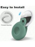 Full Coverage Spring Hook Protective Case Compatible With Apple Airtags Tracking Device