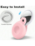 Full Coverage Spring Clip Tracker Protective Case Compatible With Apple Airtags