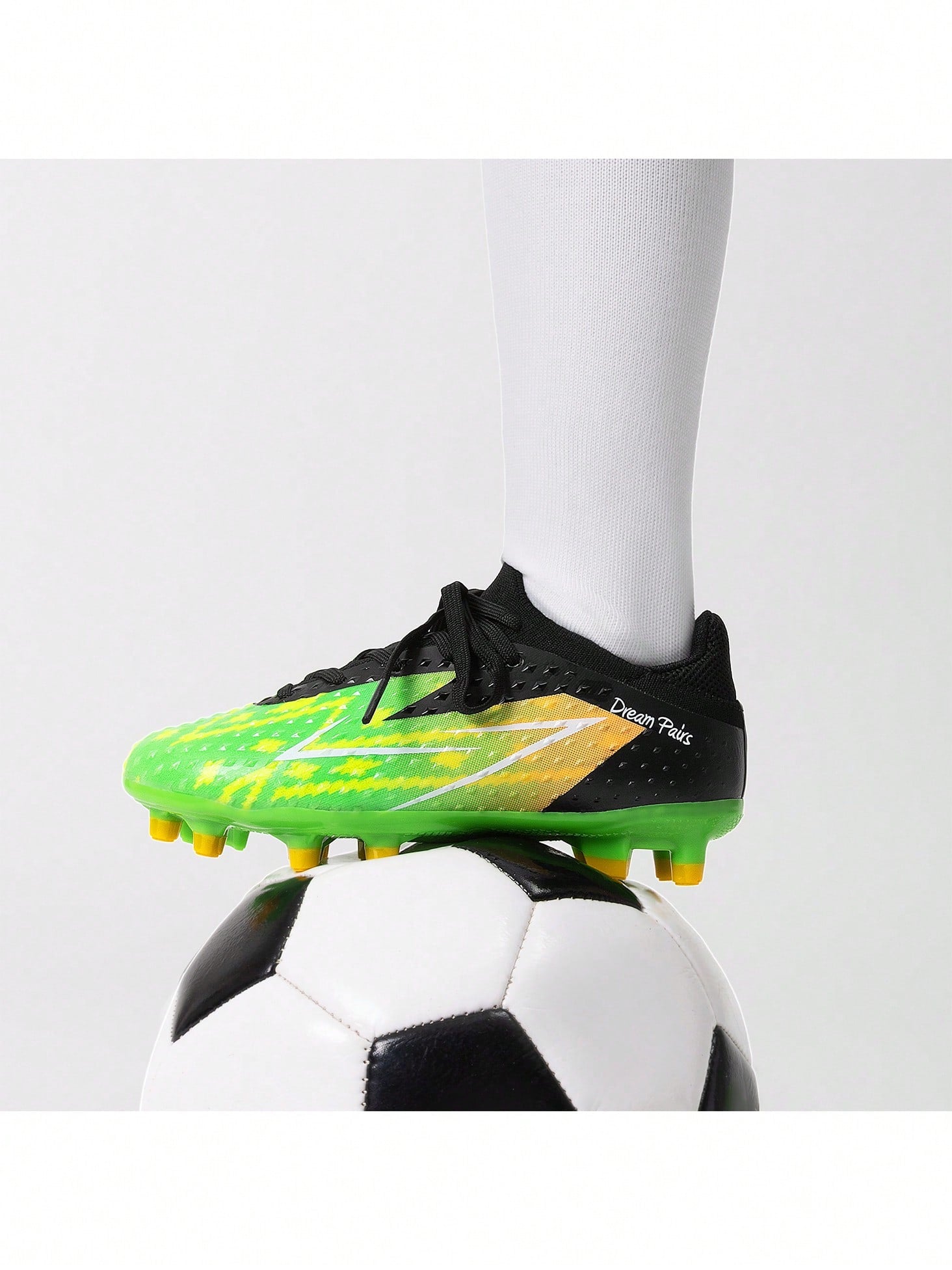 Boys Girls Soccer Cleats Youth Firm Groud Football Shoes Lightweight For Little/Big Kid