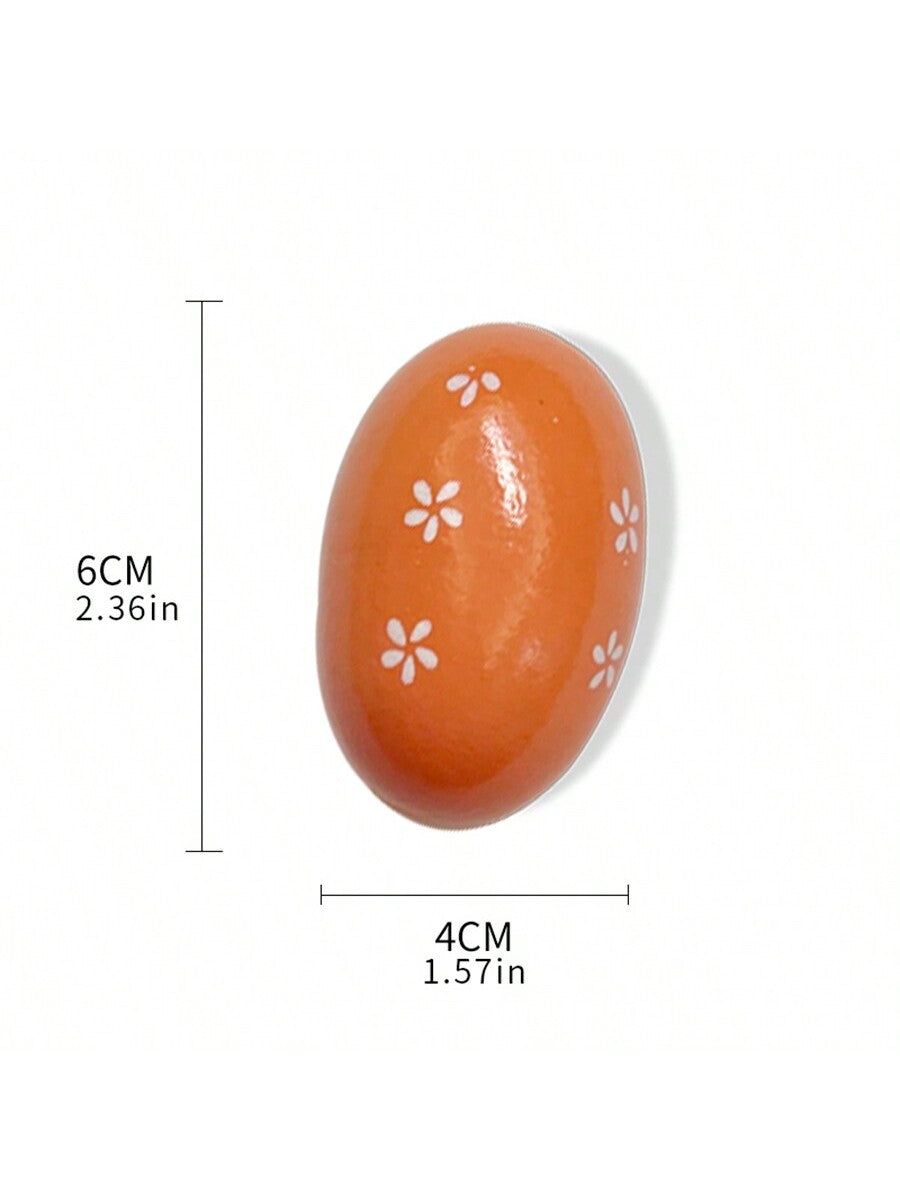 Wooden Orff Percussion Sand Egg Children Colorful Sensory Toy For Early Education Musical Instrument For Boys And Girls