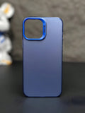 Blue 1pc Girl Charming Multicolor Gradient Anti-Shock Protective Phone Case (Dual Layer) Compatible With Iphone 12/13/14/15 Pro/Pro Max [Multiple Colors Available]