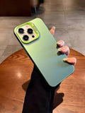 1pc Girly And Colorful Gradient Anti-Drop Shockproof Two-In-One Phone Case Compatible With IPhone 12/13/14/15 Pro/Pro Max [Multiple Colors Available]