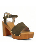 Daniela Suede High Block Sandals