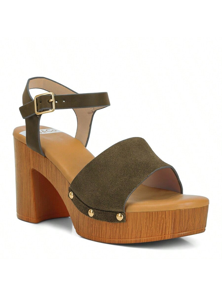 Daniela Suede High Block Sandals