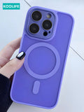 Koolife 1pc Magnetic Wireless Charging Full Coverage Anti-Drop TPU+PC Oil Spraying Frosted Texture Phone Case With Camera Lens Protection, Compatible With IPhone 11/11 Pro/11 Pro Max/12/12 Pro/12 Pro Max/13/13 Pro/13 Pro Max/14/14 Pro/14 Pro Max/14 Plus/1