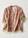 V-Neck Thin Printed Shirt