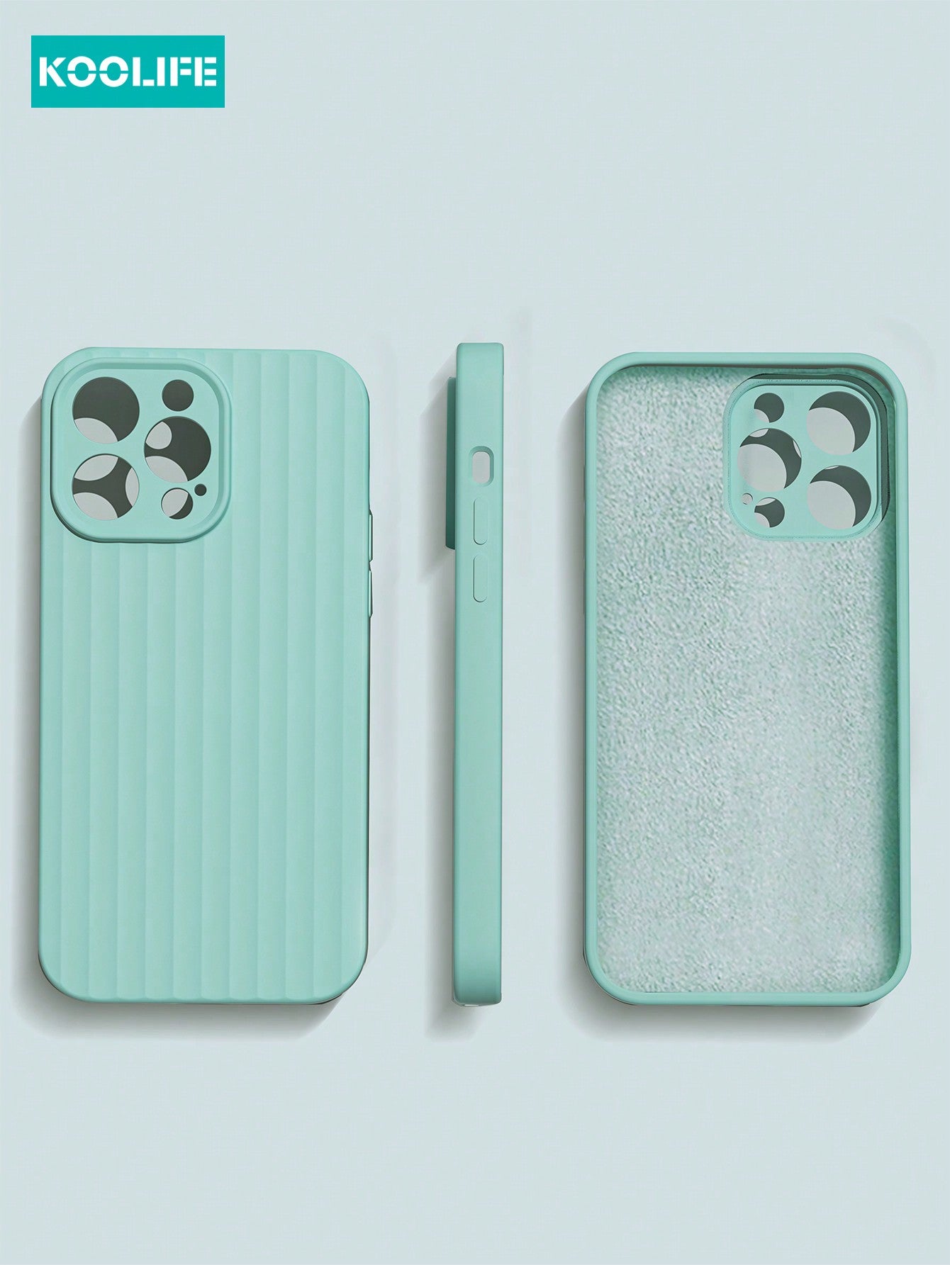 Koolife Liquid Silicone Phone Case 2.0mm Thick Full Coverage Protective Cover, Compatible With IPhone 15 14 13 12 11 Pro Max