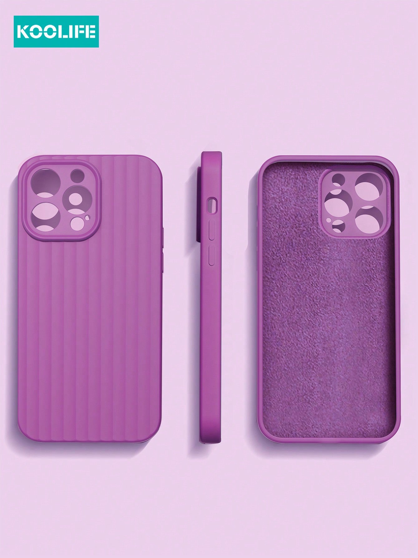 Koolife Liquid Silicone Phone Case 2.0mm Thick Full Coverage Protective Cover, Compatible With IPhone 15 14 13 12 11 Pro Max