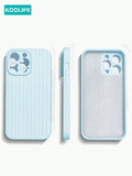 Koolife 1pc 2.0mm Thick Liquid Silicone Full Coverage Protective Case Compatible With IPhone 15 14 13 12 11 Pro Max