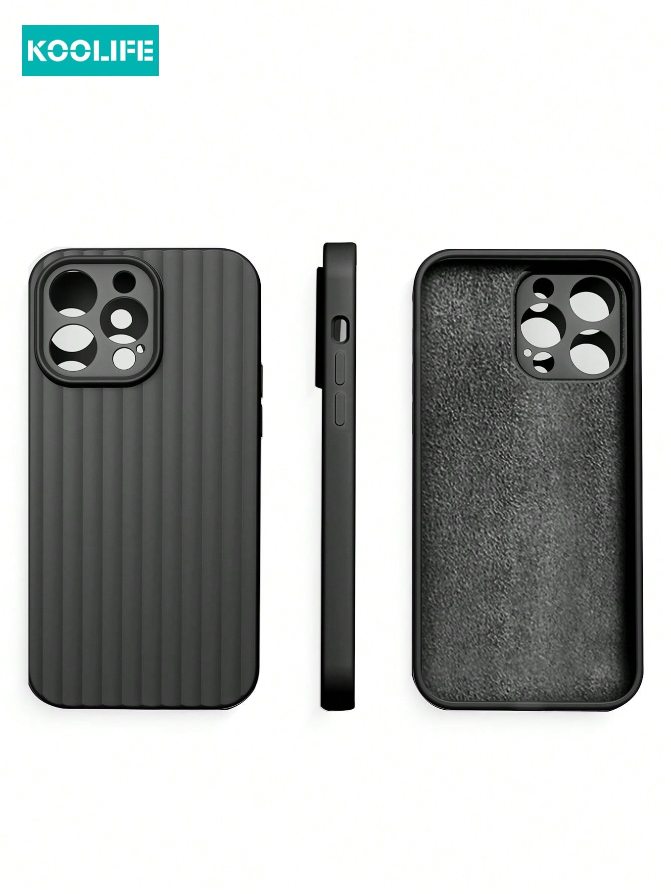 Koolife Liquid Silicone Phone Case 2.0mm Thick Full Coverage Protective Cover, Compatible With IPhone 15 14 13 12 11 Pro Max