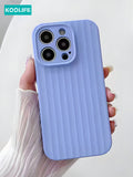 Koolife 1pc 2.0mm Thick Liquid Silicone Phone Case Full Protection Cover, Compatible With IPhone 15 14 13 12 11 Pro Max.